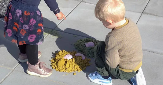 DIY easy Kinetic Sand recipe for hours of fun