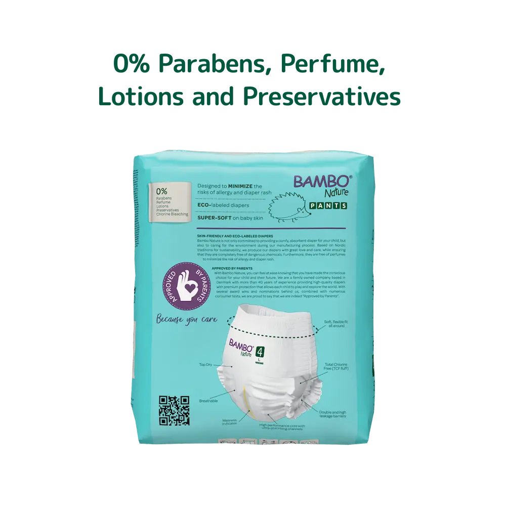 Bambo Nature Pants size 4 (7-12 kg / 15-26 lbs ), 20 pcs