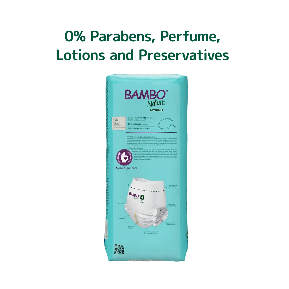 Bambo Nature Pants size 4 (7-12 kg / 15-26 lbs ), 40 pcs