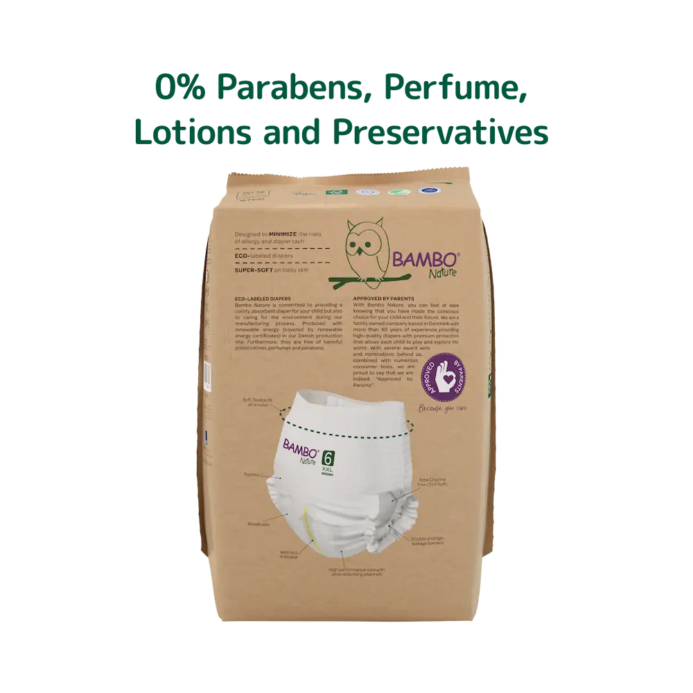 Bambo Nature Pants size 6 (15+ kg / 33+ lbs), 18 pcs