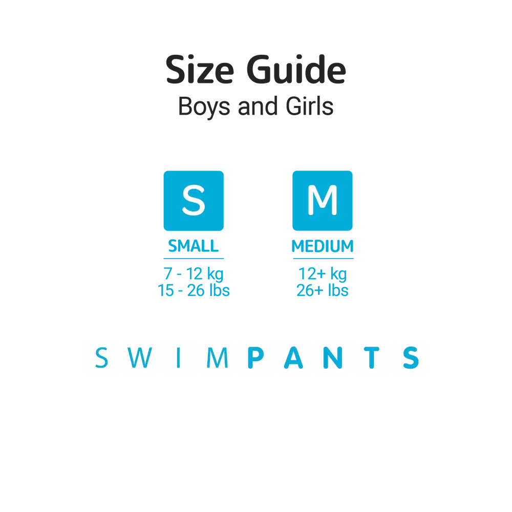 Bambo Nature Swim Pants Size M (12+ kg / 26+ lbs), 12 pcs