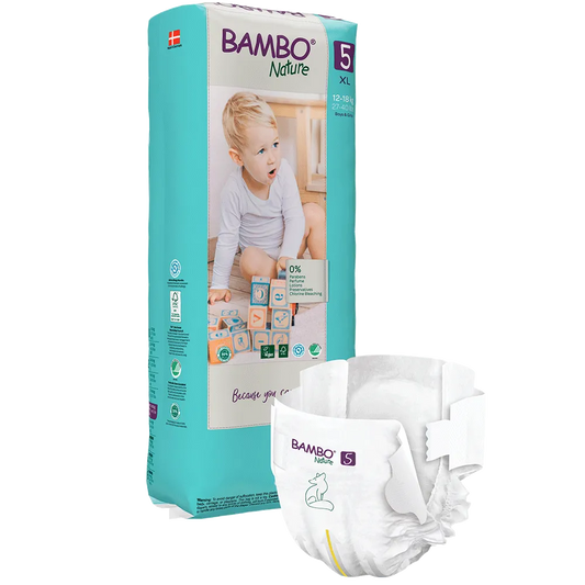 Bambo Nature Diapers size 5, (12-18 kg / 27-40 lbs), 44 pcs