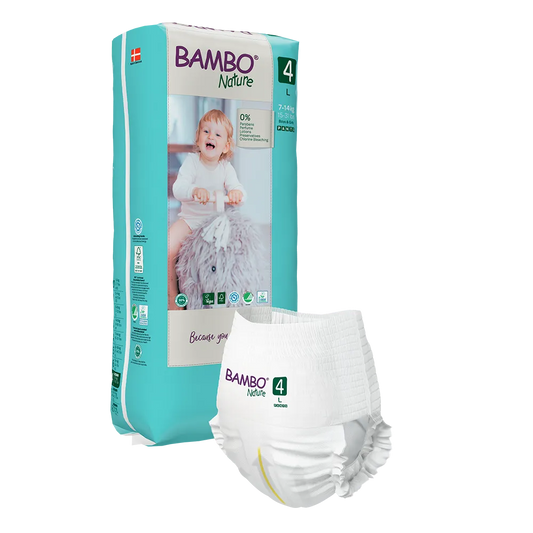 Bambo Nature Pants size 4 (7-12 kg / 15-26 lbs ), 40 pcs