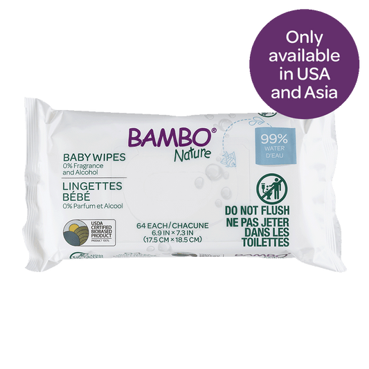 Bambo Nature Wet Wipes 99% water