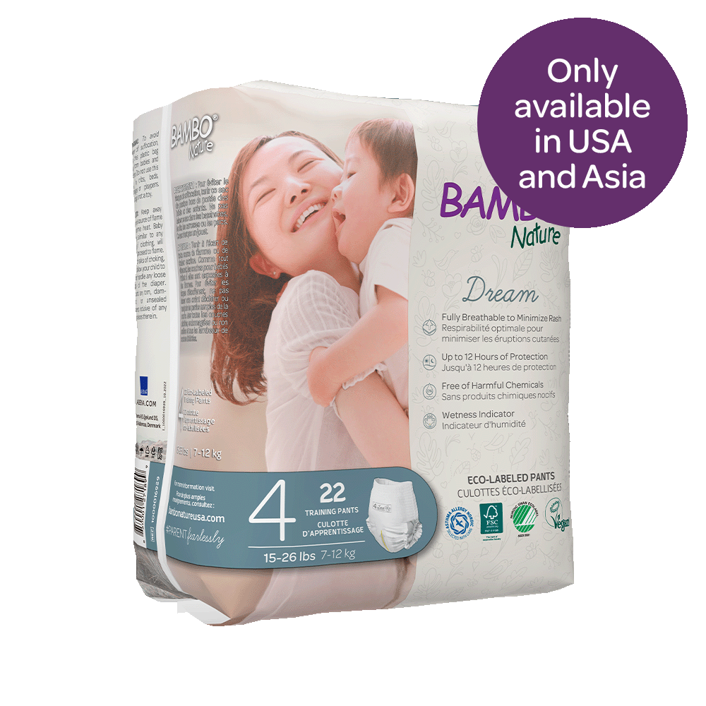 Bambo Nature Dream Pants Size 4 (7-12 kg / 15-26 lbs), 22 pcs