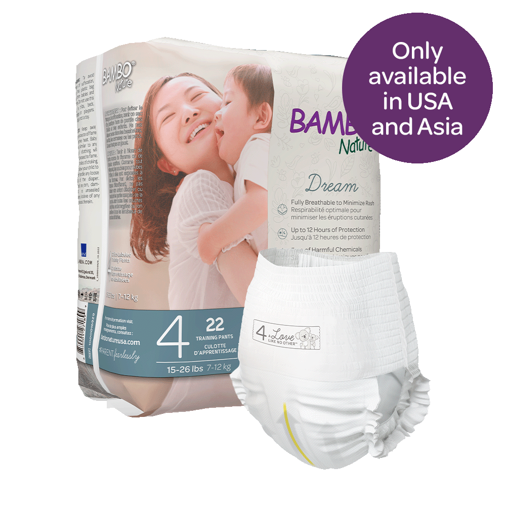 Bambo Nature Dream Pants Size 4 (7-12 kg / 15-26 lbs), 22 pcs