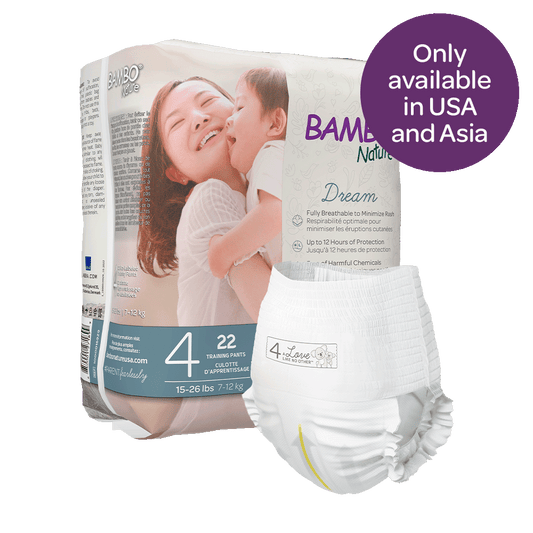 Bambo Nature Dream Pants Size 4 (7-12 kg / 15-26 lbs), 22 pcs