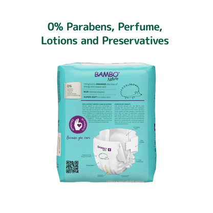 Bambo Nature Diapers size 4, (7-14 kg / 15-31 lbs), 24 pcs