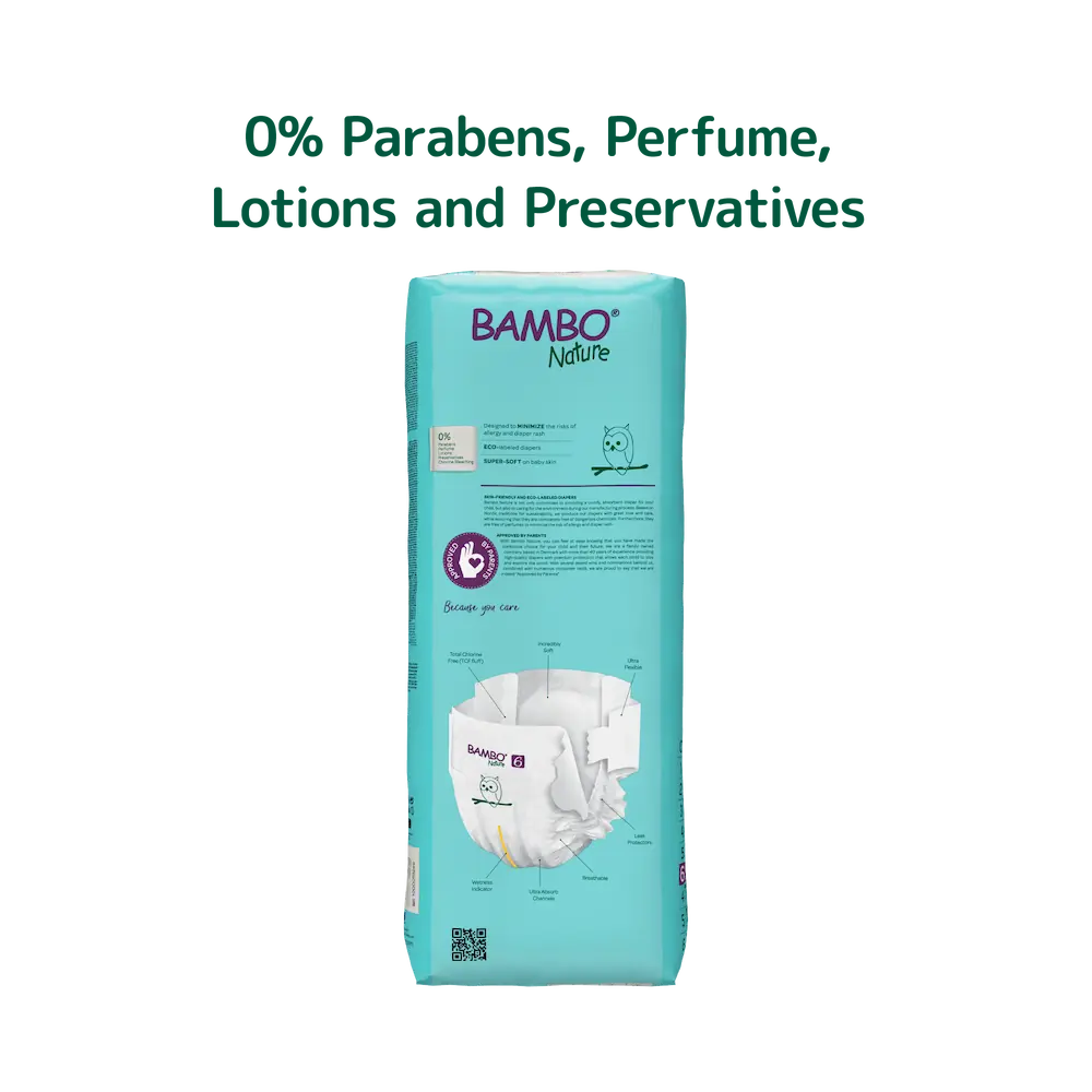 Bambo Nature Diapers size 6, (16+ kg / 35+ lbs), 40 pcs