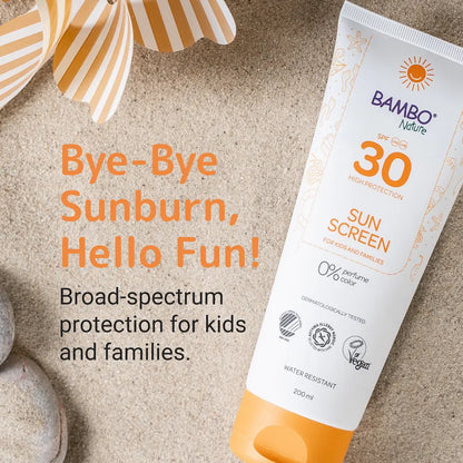 Bambo Nature Sunscreen SPF30, 200ml