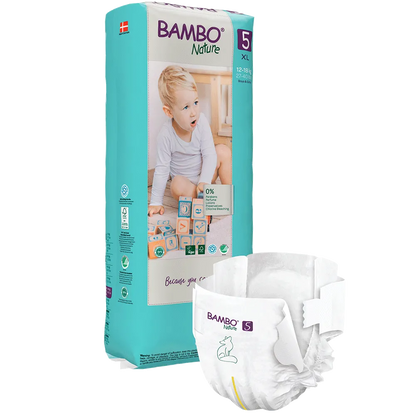 Bambo Nature Diapers size 5, (12-18 kg / 27-40 lbs), 44 pcs