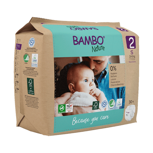 Bambo Nature DREAM Eco-Friendly Disposable Training Pants - Size 6 - 40 lbs  & up (19ct) – Love Me Do Baby & Maternity