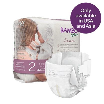 Bambo Nature Dream Diapers size 2 (3-6 kg / 7-13 lbs), 32 pcs