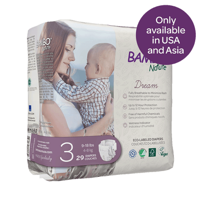 Bambo Nature Dream Diapers size 3 (4-8 kg / 9-18 lbs), 29 pcs