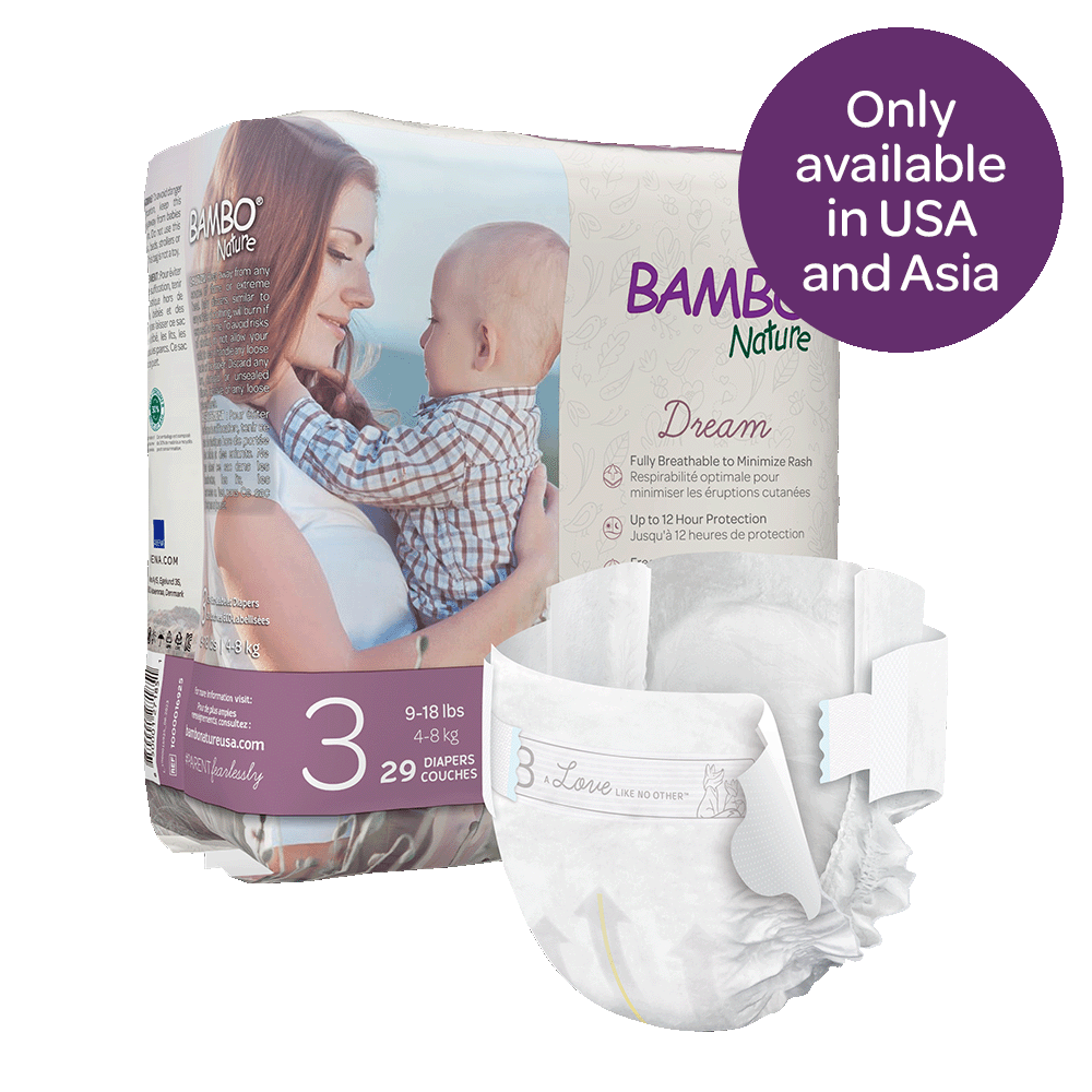 Bambo Nature Dream Diapers size 3 (4-8 kg / 9-18 lbs), 29 pcs