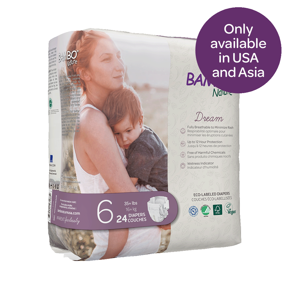 Bambo Nature Dream Diapers size 6 (16+ kg / 35+ lbs), 24 pcs