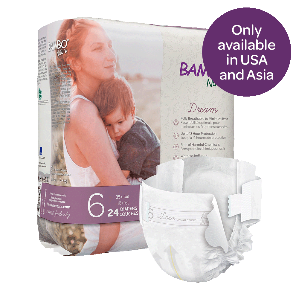 Bambo Nature Dream Diapers size 6 (16+ kg / 35+ lbs), 24 pcs