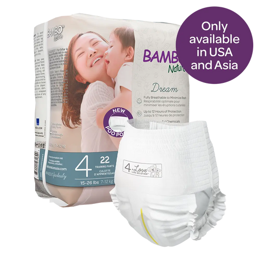 Bambo Nature Dream Pants Size 4 (7-12 kg / 15-26 lbs), 22 pcs