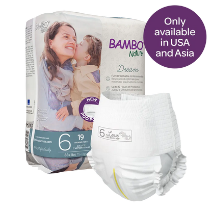 Bambo Nature Dream Pants Size 6 (15+ kg / 33+ lbs), 19 pcs