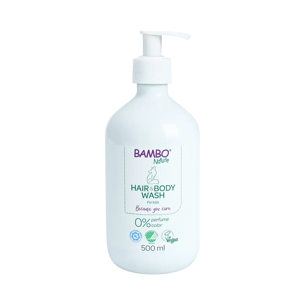Bambo Nature Hair & Body Wash, 500 ml