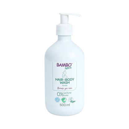 Bambo Nature Hair & Body Wash, 500 ml