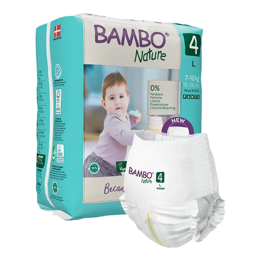 Bambo Nature Pants size 4 (7-12 kg / 15-26 lbs ), 20 pcs