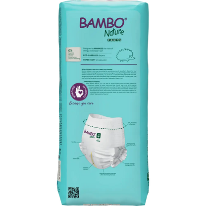 Bambo Nature Pants size 4 (7-12 kg / 15-26 lbs ), 40 pcs
