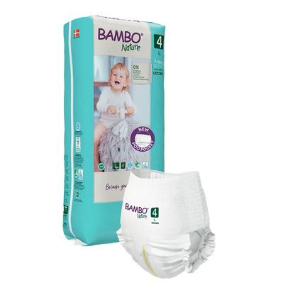 Bambo Nature Pants size 4 (7-12 kg / 15-26 lbs ), 40 pcs