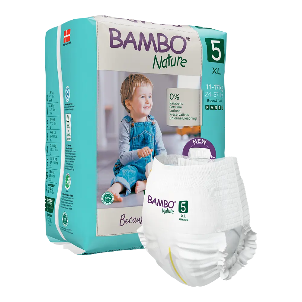 Bambo Nature Pants size 5 (11-17 kg / 24-37 lbs), 19 pcs
