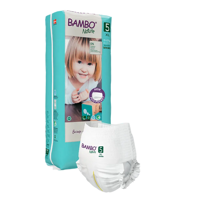 Bambo Nature Pants size 5 (11-17 kg / 24-37 lbs), 38 pcs