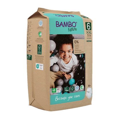 Bambo Nature Pants size 6 (15+ kg / 33+ lbs), 18 pcs