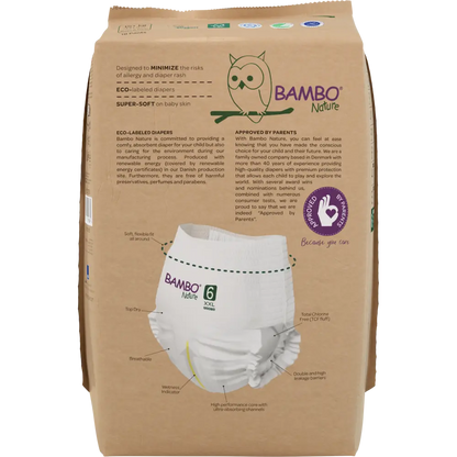 Bambo Nature Pants size 6 (15+ kg / 33+ lbs), 18 pcs