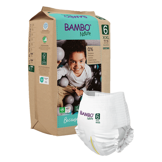 Bambo Nature Pants size 6 (15+ kg / 33+ lbs), 18 pcs