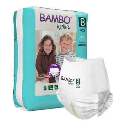 Bambo Nature Pants size 8 (19+ kg / 42+ lbs), 16 pcs
