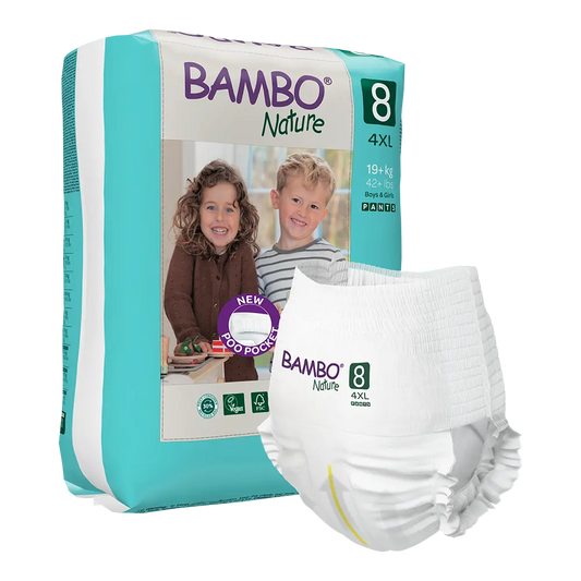 Bambo Nature Pants size 8 (19+ kg / 42+ lbs), 16 pcs